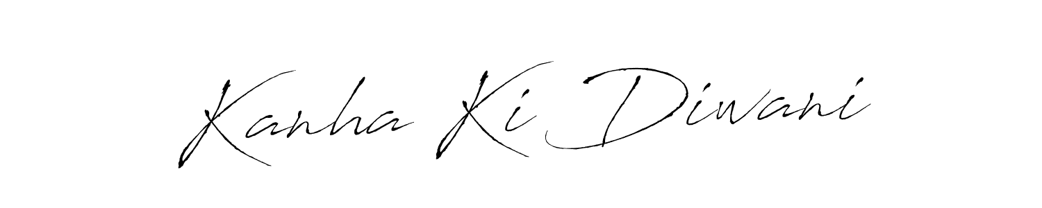 How to make Kanha Ki Diwani signature? Antro_Vectra is a professional autograph style. Create handwritten signature for Kanha Ki Diwani name. Kanha Ki Diwani signature style 6 images and pictures png