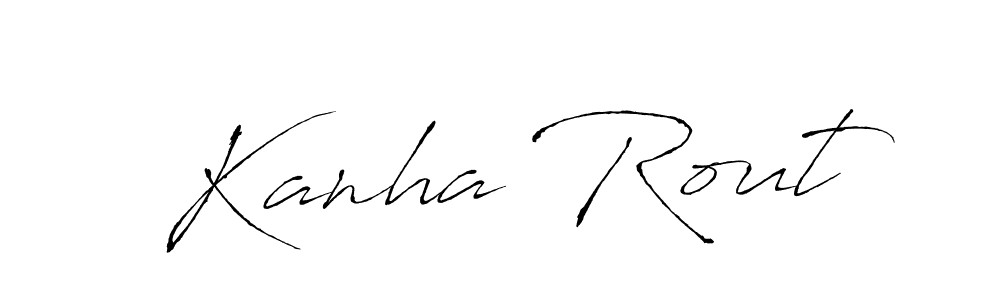 Design your own signature with our free online signature maker. With this signature software, you can create a handwritten (Antro_Vectra) signature for name Kanha Rout. Kanha Rout signature style 6 images and pictures png