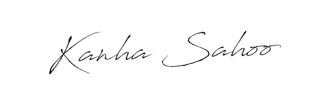 The best way (Antro_Vectra) to make a short signature is to pick only two or three words in your name. The name Kanha Sahoo include a total of six letters. For converting this name. Kanha Sahoo signature style 6 images and pictures png