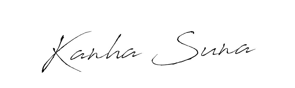 Also we have Kanha Suna name is the best signature style. Create professional handwritten signature collection using Antro_Vectra autograph style. Kanha Suna signature style 6 images and pictures png