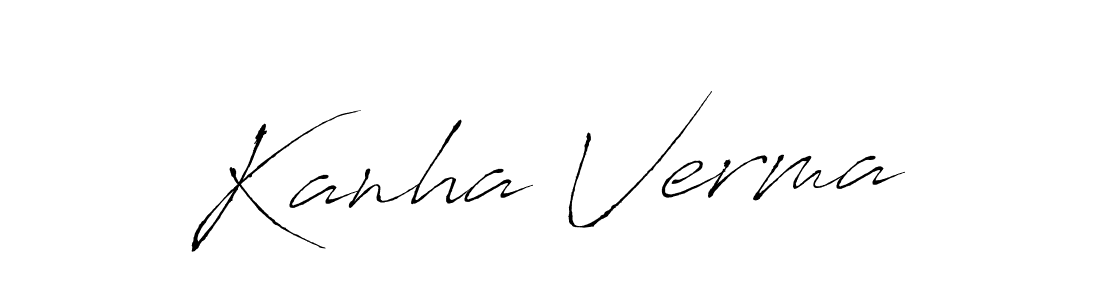 It looks lik you need a new signature style for name Kanha Verma. Design unique handwritten (Antro_Vectra) signature with our free signature maker in just a few clicks. Kanha Verma signature style 6 images and pictures png