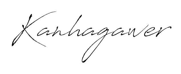 Kanhagawer stylish signature style. Best Handwritten Sign (Antro_Vectra) for my name. Handwritten Signature Collection Ideas for my name Kanhagawer. Kanhagawer signature style 6 images and pictures png