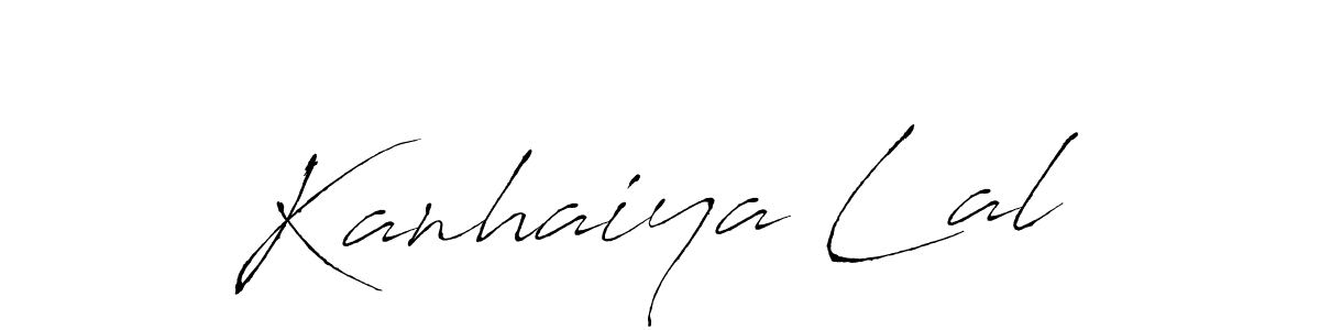 Also we have Kanhaiya Lal name is the best signature style. Create professional handwritten signature collection using Antro_Vectra autograph style. Kanhaiya Lal signature style 6 images and pictures png