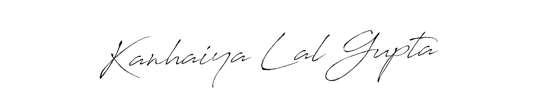 You should practise on your own different ways (Antro_Vectra) to write your name (Kanhaiya Lal Gupta) in signature. don't let someone else do it for you. Kanhaiya Lal Gupta signature style 6 images and pictures png