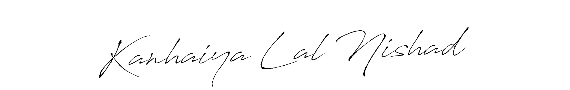 Also we have Kanhaiya Lal Nishad name is the best signature style. Create professional handwritten signature collection using Antro_Vectra autograph style. Kanhaiya Lal Nishad signature style 6 images and pictures png