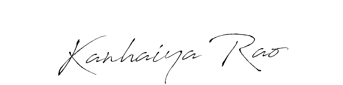 Similarly Antro_Vectra is the best handwritten signature design. Signature creator online .You can use it as an online autograph creator for name Kanhaiya Rao. Kanhaiya Rao signature style 6 images and pictures png