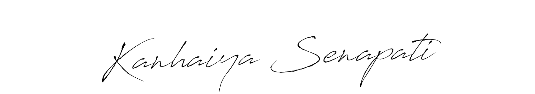 Antro_Vectra is a professional signature style that is perfect for those who want to add a touch of class to their signature. It is also a great choice for those who want to make their signature more unique. Get Kanhaiya Senapati name to fancy signature for free. Kanhaiya Senapati signature style 6 images and pictures png