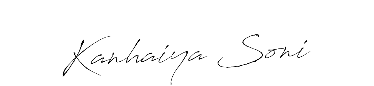 The best way (Antro_Vectra) to make a short signature is to pick only two or three words in your name. The name Kanhaiya Soni include a total of six letters. For converting this name. Kanhaiya Soni signature style 6 images and pictures png