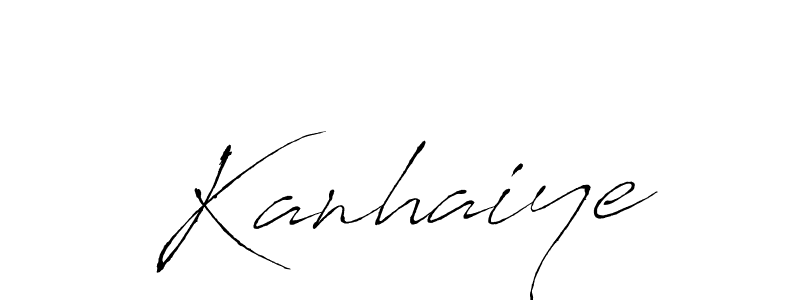 How to make Kanhaiye signature? Antro_Vectra is a professional autograph style. Create handwritten signature for Kanhaiye name. Kanhaiye signature style 6 images and pictures png