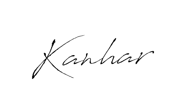 The best way (Antro_Vectra) to make a short signature is to pick only two or three words in your name. The name Kanhar include a total of six letters. For converting this name. Kanhar signature style 6 images and pictures png