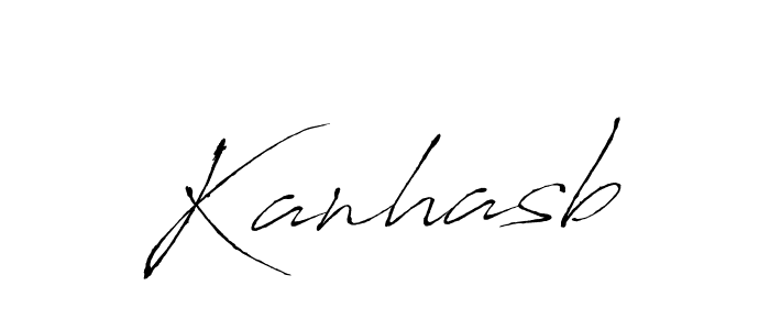 Make a beautiful signature design for name Kanhasb. With this signature (Antro_Vectra) style, you can create a handwritten signature for free. Kanhasb signature style 6 images and pictures png