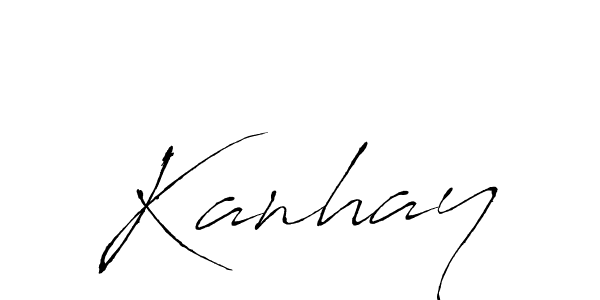 How to make Kanhay name signature. Use Antro_Vectra style for creating short signs online. This is the latest handwritten sign. Kanhay signature style 6 images and pictures png