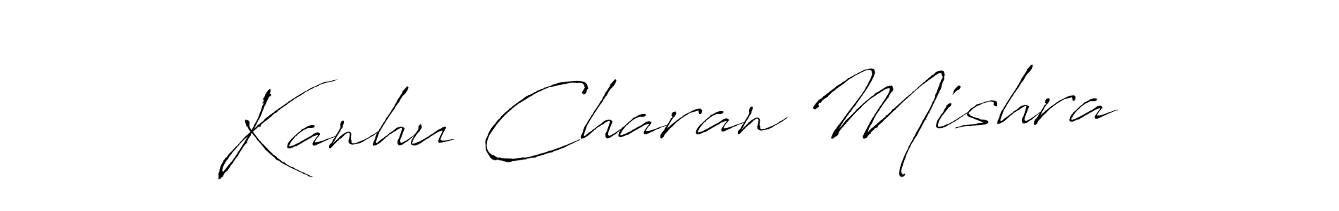 Create a beautiful signature design for name Kanhu Charan Mishra. With this signature (Antro_Vectra) fonts, you can make a handwritten signature for free. Kanhu Charan Mishra signature style 6 images and pictures png