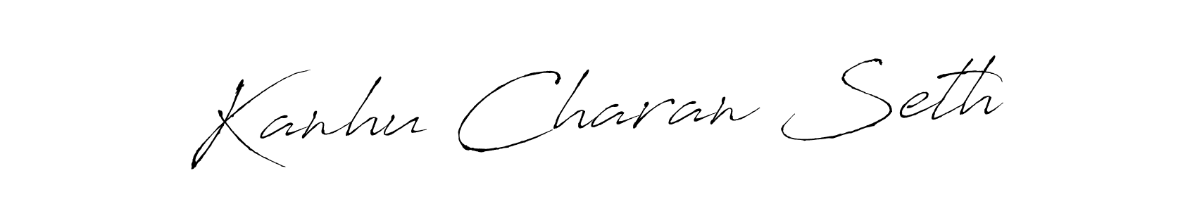 Also we have Kanhu Charan Seth name is the best signature style. Create professional handwritten signature collection using Antro_Vectra autograph style. Kanhu Charan Seth signature style 6 images and pictures png