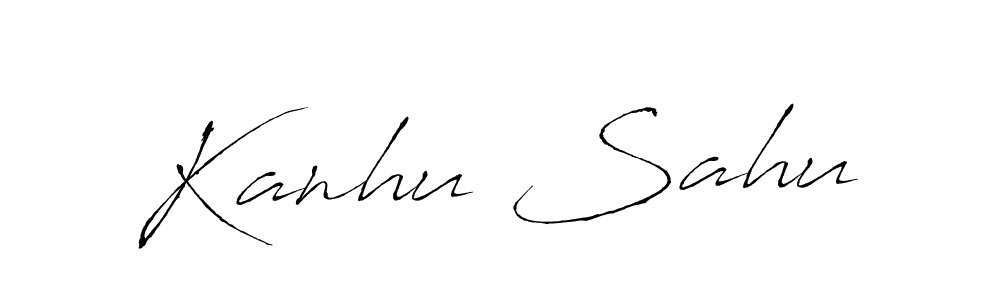 Similarly Antro_Vectra is the best handwritten signature design. Signature creator online .You can use it as an online autograph creator for name Kanhu Sahu. Kanhu Sahu signature style 6 images and pictures png
