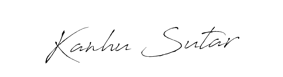Kanhu Sutar stylish signature style. Best Handwritten Sign (Antro_Vectra) for my name. Handwritten Signature Collection Ideas for my name Kanhu Sutar. Kanhu Sutar signature style 6 images and pictures png