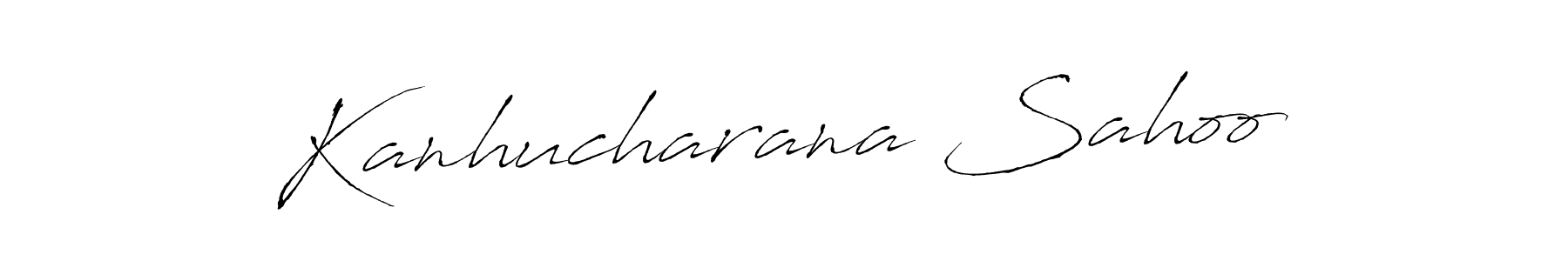 Kanhucharana Sahoo stylish signature style. Best Handwritten Sign (Antro_Vectra) for my name. Handwritten Signature Collection Ideas for my name Kanhucharana Sahoo. Kanhucharana Sahoo signature style 6 images and pictures png