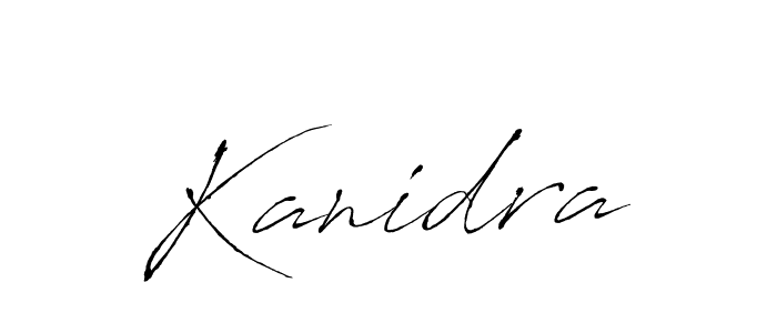 You should practise on your own different ways (Antro_Vectra) to write your name (Kanidra) in signature. don't let someone else do it for you. Kanidra signature style 6 images and pictures png