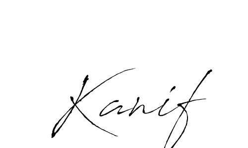 Similarly Antro_Vectra is the best handwritten signature design. Signature creator online .You can use it as an online autograph creator for name Kanif. Kanif signature style 6 images and pictures png