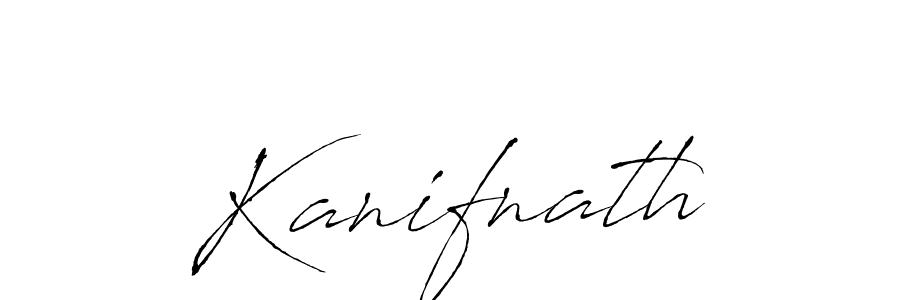 Kanifnath stylish signature style. Best Handwritten Sign (Antro_Vectra) for my name. Handwritten Signature Collection Ideas for my name Kanifnath. Kanifnath signature style 6 images and pictures png