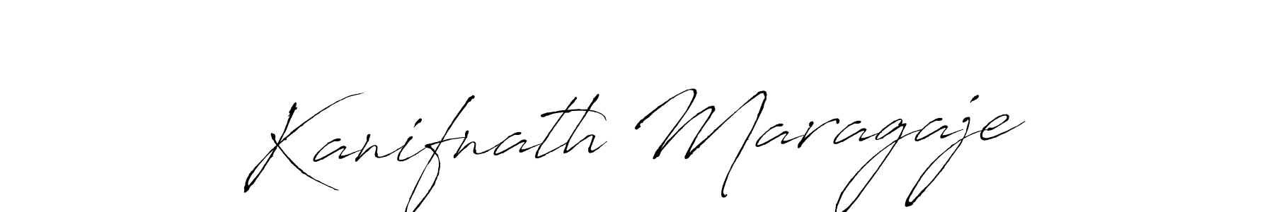 Design your own signature with our free online signature maker. With this signature software, you can create a handwritten (Antro_Vectra) signature for name Kanifnath Maragaje. Kanifnath Maragaje signature style 6 images and pictures png