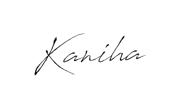 How to make Kaniha name signature. Use Antro_Vectra style for creating short signs online. This is the latest handwritten sign. Kaniha signature style 6 images and pictures png