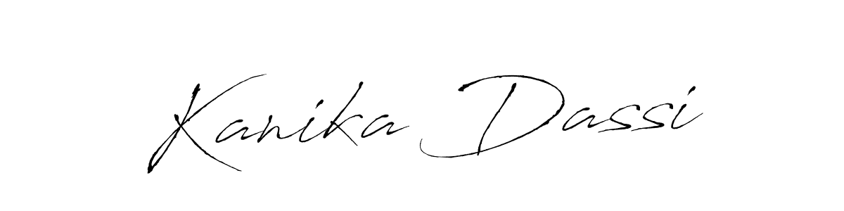 Make a beautiful signature design for name Kanika Dassi. Use this online signature maker to create a handwritten signature for free. Kanika Dassi signature style 6 images and pictures png