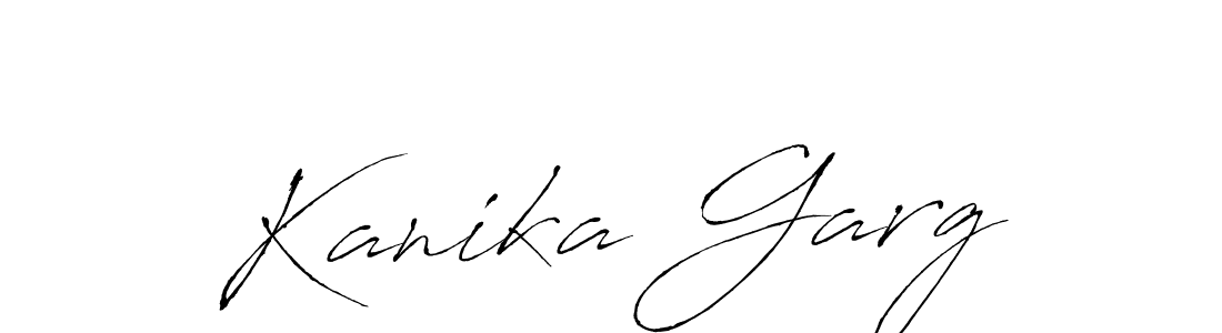 Use a signature maker to create a handwritten signature online. With this signature software, you can design (Antro_Vectra) your own signature for name Kanika Garg. Kanika Garg signature style 6 images and pictures png