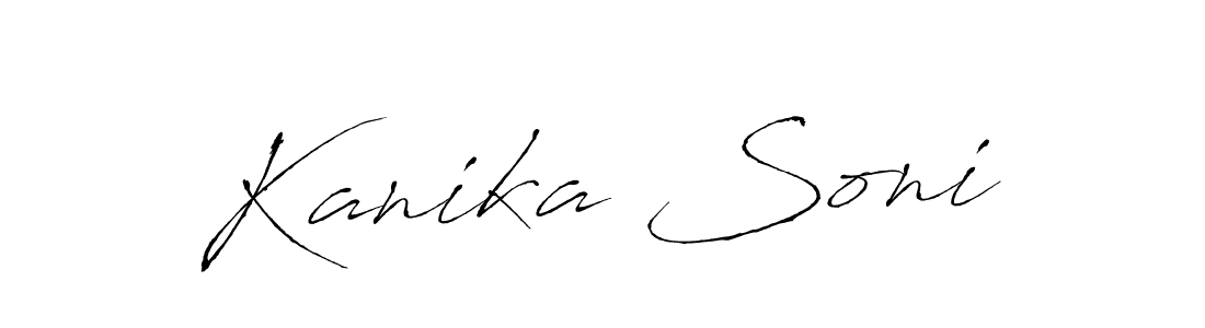 Also we have Kanika Soni name is the best signature style. Create professional handwritten signature collection using Antro_Vectra autograph style. Kanika Soni signature style 6 images and pictures png