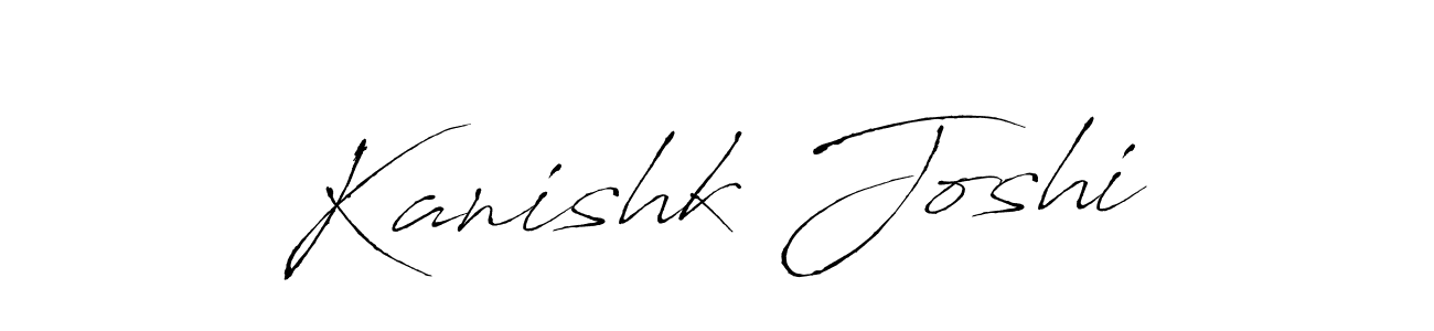 How to make Kanishk Joshi signature? Antro_Vectra is a professional autograph style. Create handwritten signature for Kanishk Joshi name. Kanishk Joshi signature style 6 images and pictures png