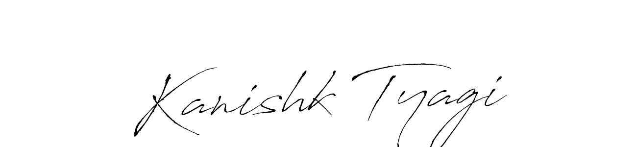 Similarly Antro_Vectra is the best handwritten signature design. Signature creator online .You can use it as an online autograph creator for name Kanishk Tyagi. Kanishk Tyagi signature style 6 images and pictures png