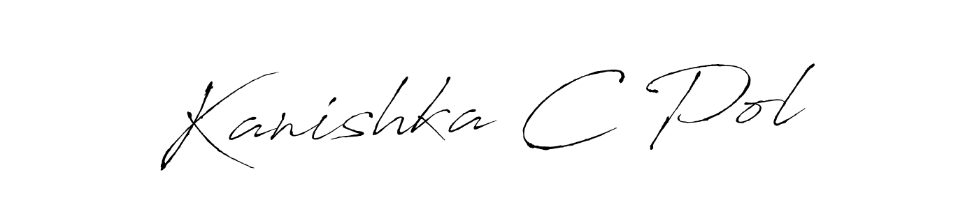 Also You can easily find your signature by using the search form. We will create Kanishka C Pol name handwritten signature images for you free of cost using Antro_Vectra sign style. Kanishka C Pol signature style 6 images and pictures png