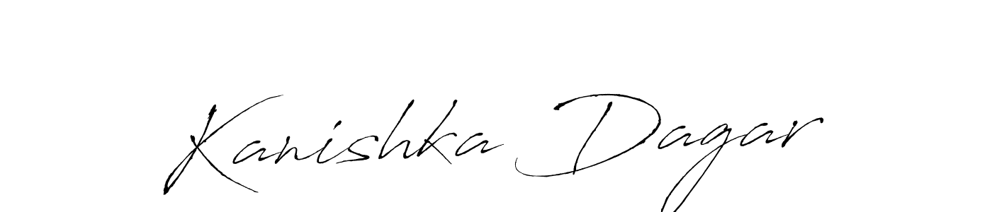 Also we have Kanishka Dagar name is the best signature style. Create professional handwritten signature collection using Antro_Vectra autograph style. Kanishka Dagar signature style 6 images and pictures png