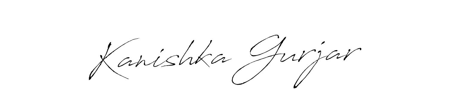 Also You can easily find your signature by using the search form. We will create Kanishka Gurjar name handwritten signature images for you free of cost using Antro_Vectra sign style. Kanishka Gurjar signature style 6 images and pictures png
