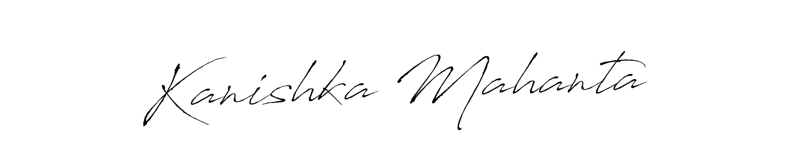 Also we have Kanishka Mahanta name is the best signature style. Create professional handwritten signature collection using Antro_Vectra autograph style. Kanishka Mahanta signature style 6 images and pictures png
