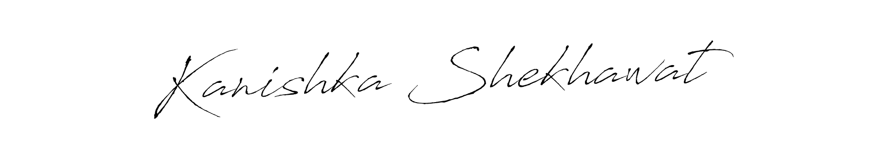 Kanishka Shekhawat stylish signature style. Best Handwritten Sign (Antro_Vectra) for my name. Handwritten Signature Collection Ideas for my name Kanishka Shekhawat. Kanishka Shekhawat signature style 6 images and pictures png