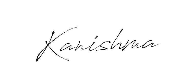 How to make Kanishma signature? Antro_Vectra is a professional autograph style. Create handwritten signature for Kanishma name. Kanishma signature style 6 images and pictures png