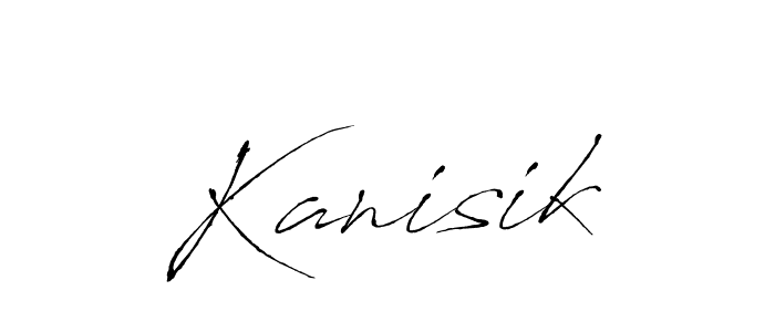 Kanisik stylish signature style. Best Handwritten Sign (Antro_Vectra) for my name. Handwritten Signature Collection Ideas for my name Kanisik. Kanisik signature style 6 images and pictures png