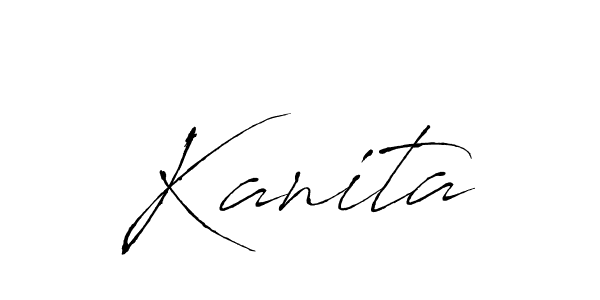 How to Draw Kanita signature style? Antro_Vectra is a latest design signature styles for name Kanita. Kanita signature style 6 images and pictures png