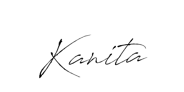 How to Draw Kanita signature style? Antro_Vectra is a latest design signature styles for name Kanita. Kanita signature style 6 images and pictures png