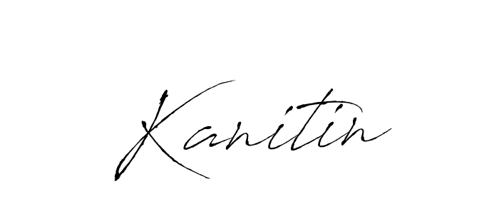 Antro_Vectra is a professional signature style that is perfect for those who want to add a touch of class to their signature. It is also a great choice for those who want to make their signature more unique. Get Kanitin name to fancy signature for free. Kanitin signature style 6 images and pictures png