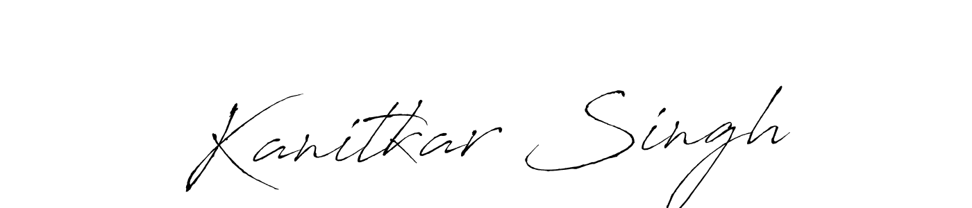 Make a beautiful signature design for name Kanitkar Singh. Use this online signature maker to create a handwritten signature for free. Kanitkar Singh signature style 6 images and pictures png