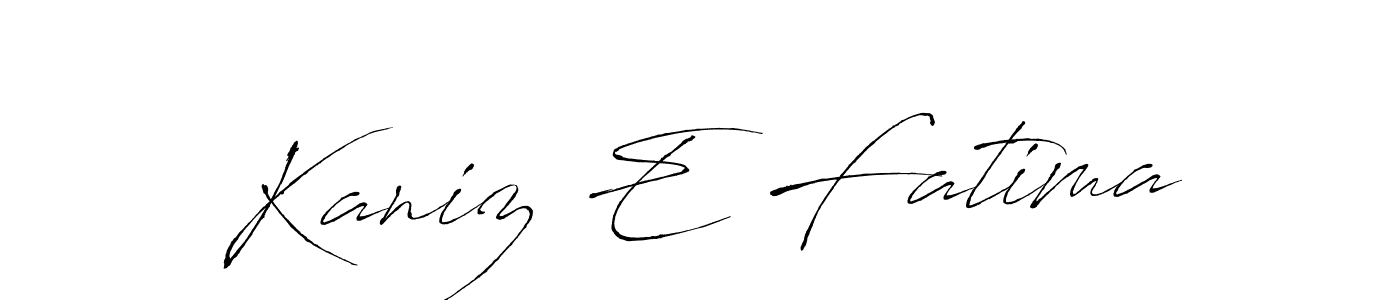Also You can easily find your signature by using the search form. We will create Kaniz E Fatima name handwritten signature images for you free of cost using Antro_Vectra sign style. Kaniz E Fatima signature style 6 images and pictures png