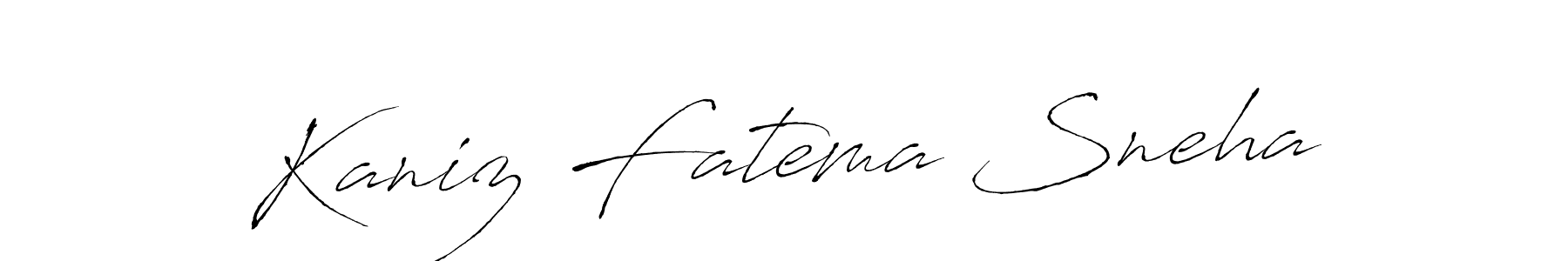Kaniz Fatema Sneha stylish signature style. Best Handwritten Sign (Antro_Vectra) for my name. Handwritten Signature Collection Ideas for my name Kaniz Fatema Sneha. Kaniz Fatema Sneha signature style 6 images and pictures png