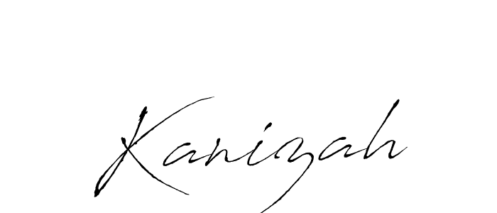 Make a beautiful signature design for name Kanizah. With this signature (Antro_Vectra) style, you can create a handwritten signature for free. Kanizah signature style 6 images and pictures png