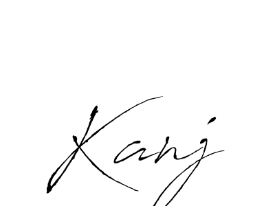 Also You can easily find your signature by using the search form. We will create Kanj name handwritten signature images for you free of cost using Antro_Vectra sign style. Kanj signature style 6 images and pictures png