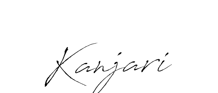 How to Draw Kanjari signature style? Antro_Vectra is a latest design signature styles for name Kanjari. Kanjari signature style 6 images and pictures png