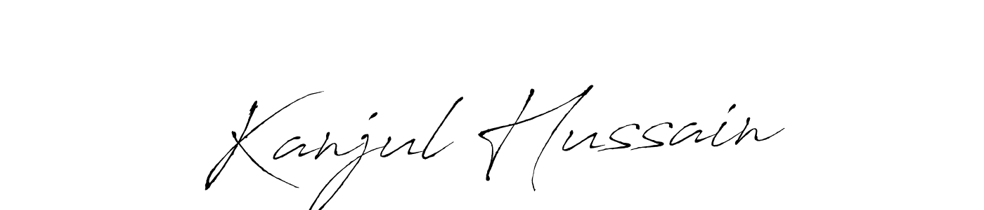 You can use this online signature creator to create a handwritten signature for the name Kanjul Hussain. This is the best online autograph maker. Kanjul Hussain signature style 6 images and pictures png