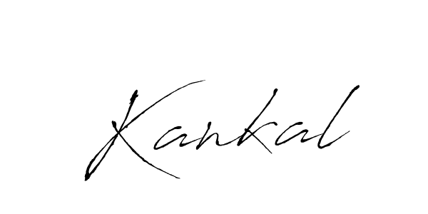 Use a signature maker to create a handwritten signature online. With this signature software, you can design (Antro_Vectra) your own signature for name Kankal. Kankal signature style 6 images and pictures png