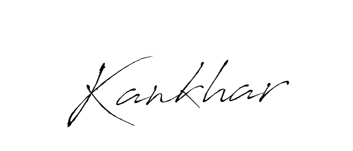 Also we have Kankhar name is the best signature style. Create professional handwritten signature collection using Antro_Vectra autograph style. Kankhar signature style 6 images and pictures png